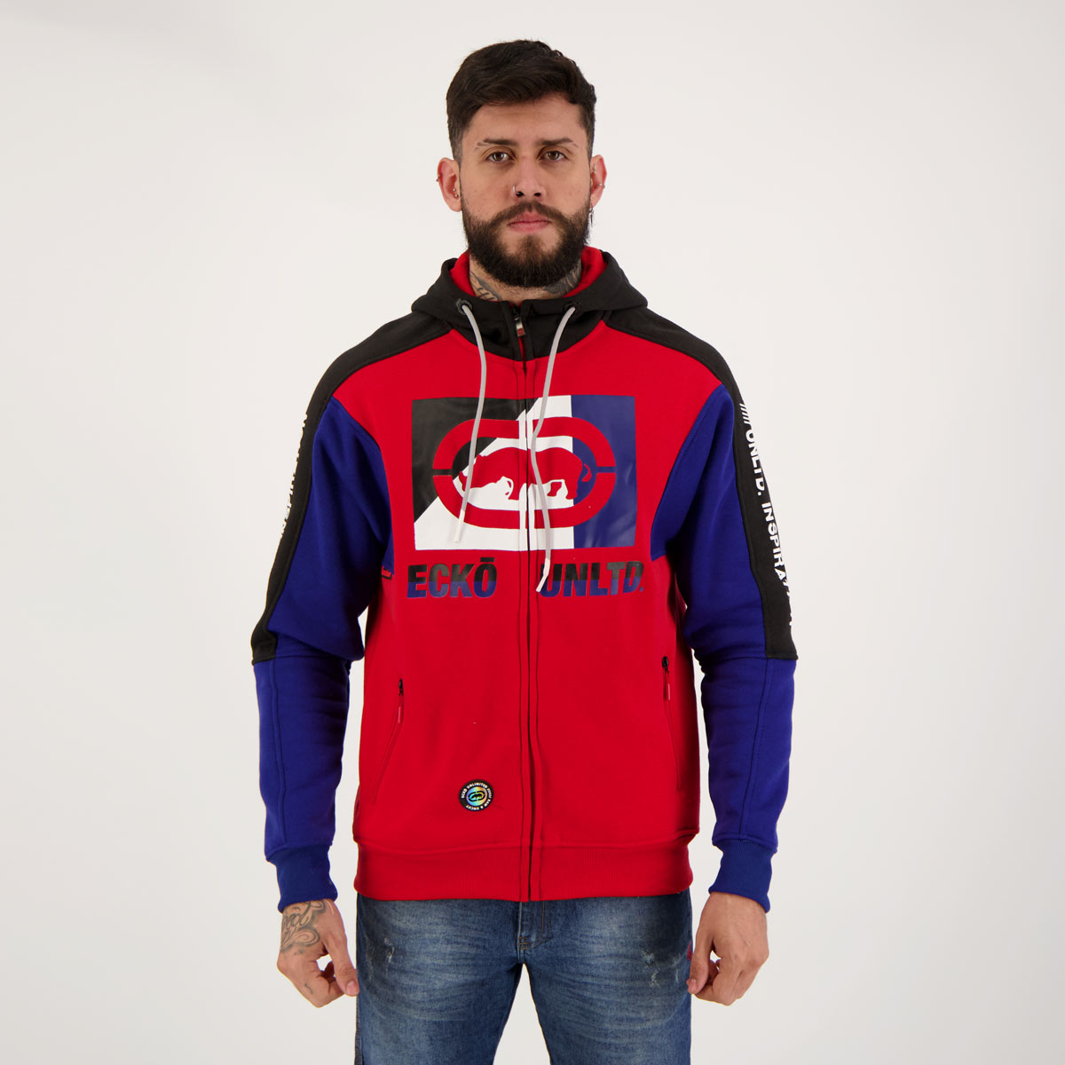 Jaqueta Ecko Basic Rhino Vermelha