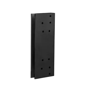 Suporte para Porta de Vidro Pega Eletroímã P200 com Furação Universal para 8 a 10 mm Preto PPA Suporte para Porta de Vidro Pega Eletroímã P200 para 8 a 10 mm com Furação Universal Preto PPA
