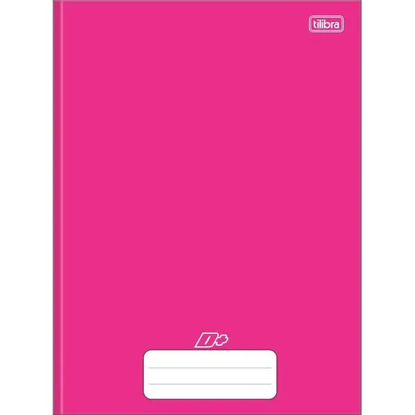 Caderno Brochurão 96 Folhas Capa Dura Rosa D+