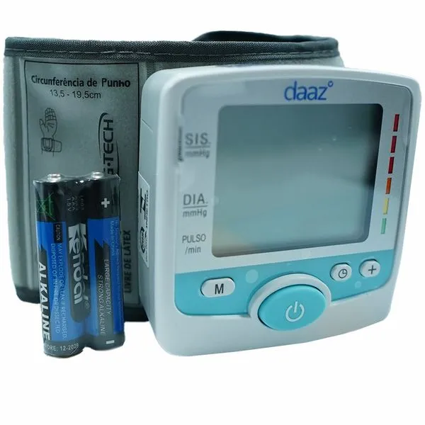 Aparelho de Pressão Digital Daaz Para Pulso Branco