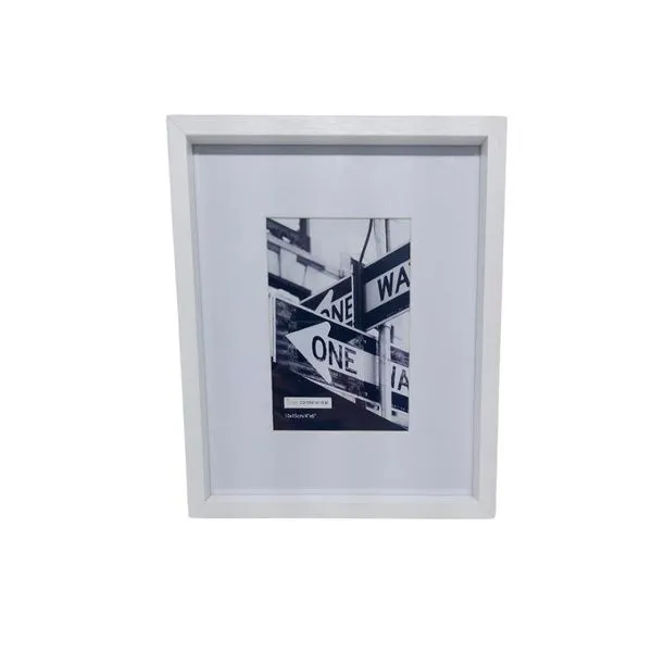 Porta-Retrato 10x15cm MDF Quadro Branco XF481291 - Brascontinental