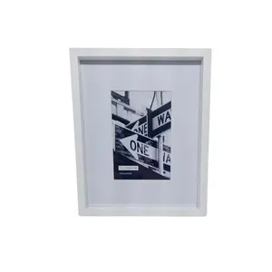 Porta-Retrato 10x15cm MDF Quadro Branco XF481291 - Brascontinental