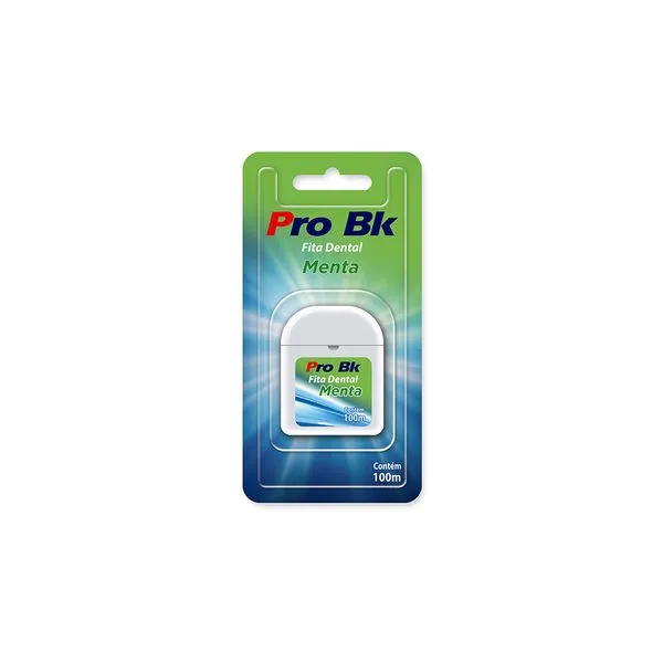 Fita Dental Pro Bk Menta 100 Metros Fio Dental Pro Bk Menta Leve 100 Pague 50m