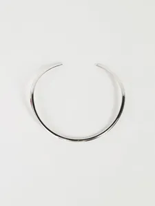 Colar Rígido Tubular PRATA