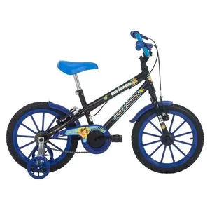 Bicicleta Infantil Capivara Riders Aro 16 Mtb Quadro Aço com Rodinhas V-Brake Preto Brilho Free Action Bicicleta Infantil Capivara Riders Aro 16 Quadro Aço V-Brake Preto Brilho Free Action