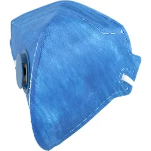 Respirador Dobrável Semifacial Azul com Válvula PFF2 RDV 2202 - VONDER