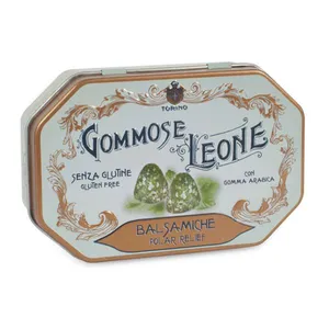 Bala de Goma Sabor Eucalipto Sem Açúcar Leone 42g