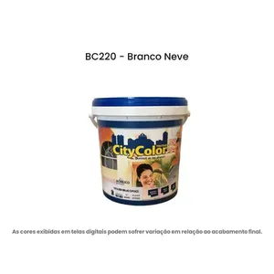 Tinta Acrílica Citycolor Premium Semibrilho Branco 3,6 Litros 063BC220 (MP)