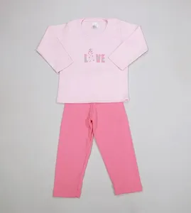 Conjunto Pijama Love Rosa - 12