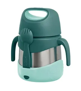 Pote Térmico Inox com Garfo Emerald Forest 335ml Bbox Verde