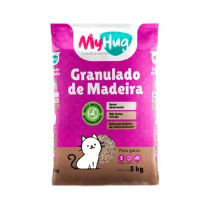 Granulado Higiênico de Madeira MyHug 5 kg