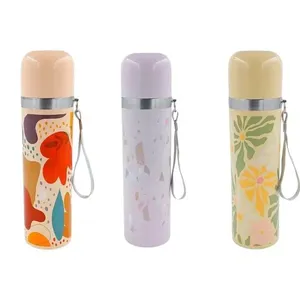 Garrafa Térmica 330ml Floral Diversos Modelos