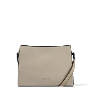 Bolsa Transversal Saffiano Elegance Le Postiche Bege