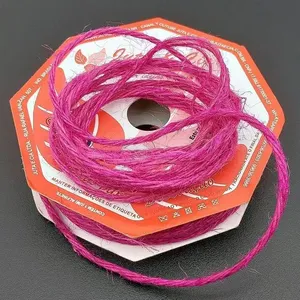 Fio de Juta para Decoração Natalina Fio Juta Natalina para Artesanato, Guirlandas e Arranjos Kit 6 Rolos 20M Rosa Outras Fio de Juta para Decoração Natalina Fio Juta Natalina 6 Rolos de 20M para Artesanato e Enfeites Rosa