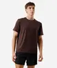 camiseta esportiva masculina manga curta marrom GG