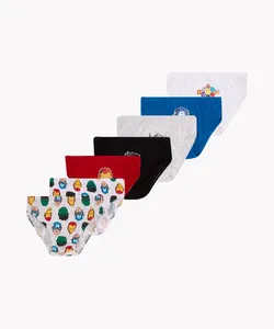 kit de 7 cuecas infantis avengers multicor multicor 12