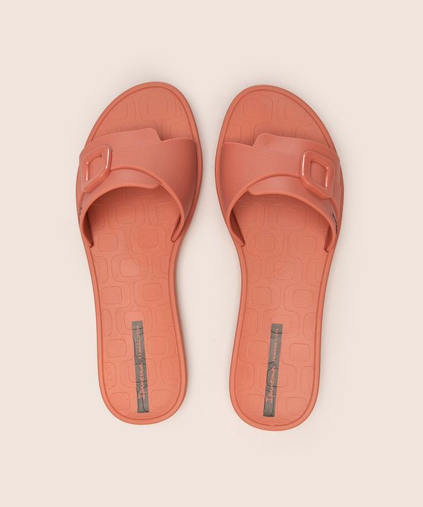 chinelo slide ipanema clip com fivela rosa 36