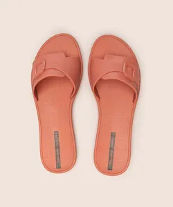 chinelo slide ipanema clip com fivela rosa 35