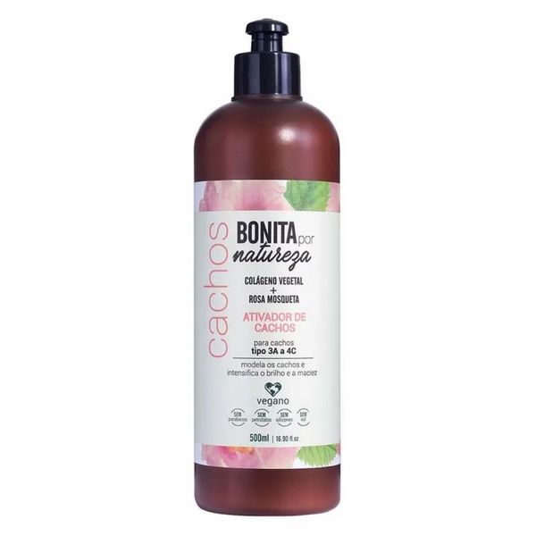 Ativador de Cachos tipo 3A 4C Bonita por Natureza 500ml
