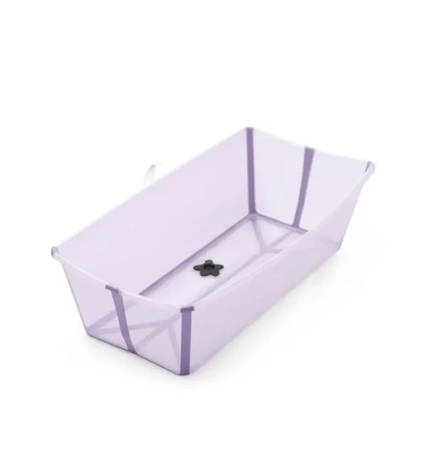 Banheira Flexível Transparente Lavanda XL Plug Térmico Stokke W535914