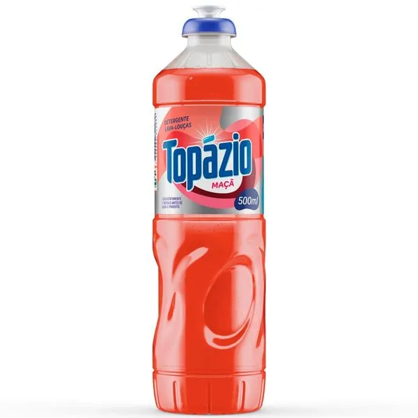 Detergente Lava Louças Topázio Maçã 500ml