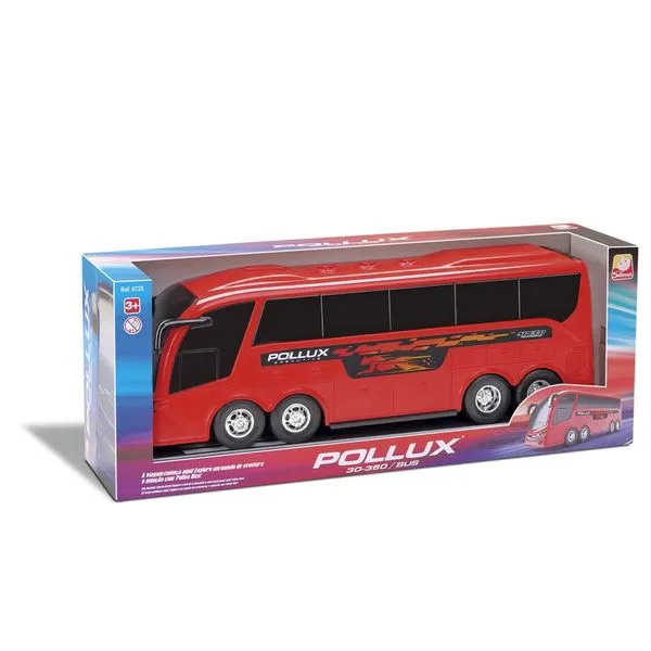 Ônibus de Brinquedo Silmar Pollux Bus 3+ anos 42 cm