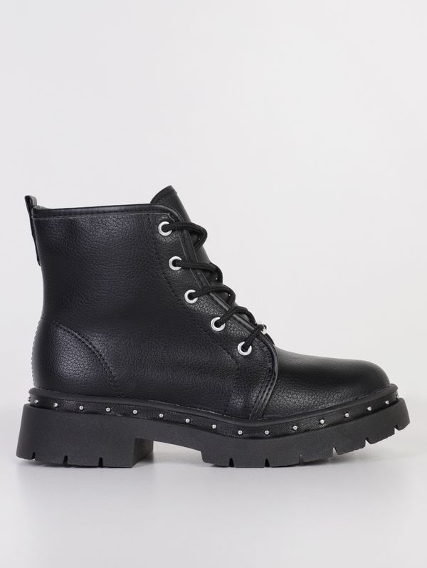 Bota Juvenil Para Menina - PRETO 33