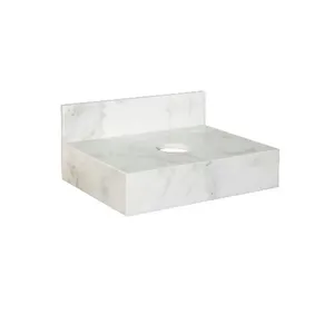Bancada de mármore Florença 60cm branca Venturini