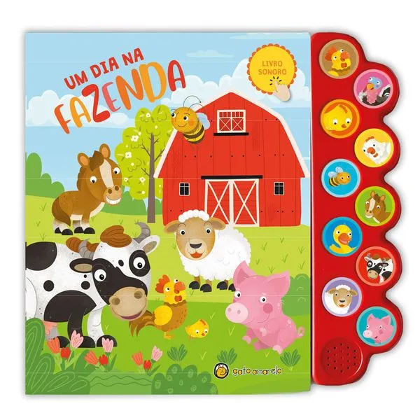 Livro Musical - Um Dia na Fazenda - Com Sons - Catavento