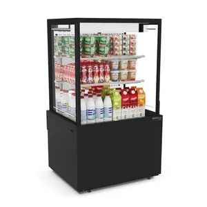 Vitrine Refrigerada Aberta Balcão Refrigerado Refrimate Titanium Premium 458L 2 Portas Preta 220V Vitrine Refrigerada Aberta Refrimate Titanium Premium 458L 2 Portas Preta 220V