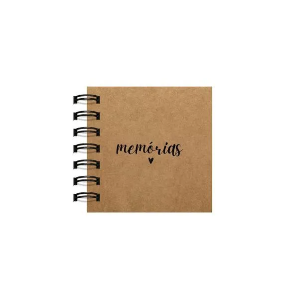 Scrapbook OEM Memórias Coração com Capa Flexível Kraft 240g 20 Folhas Pretas 180g Tamanho A6 Álbum de Fotos Preto Scrapbook OEM Memórias Coração com Capa Kraft 240g 20 Folhas Pretas 180g Tamanho A6 para Fotos Preto