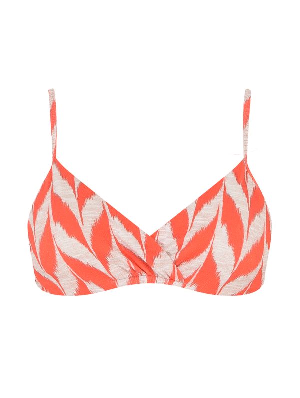 Top Meia Taça Estampado West VERMELHO M