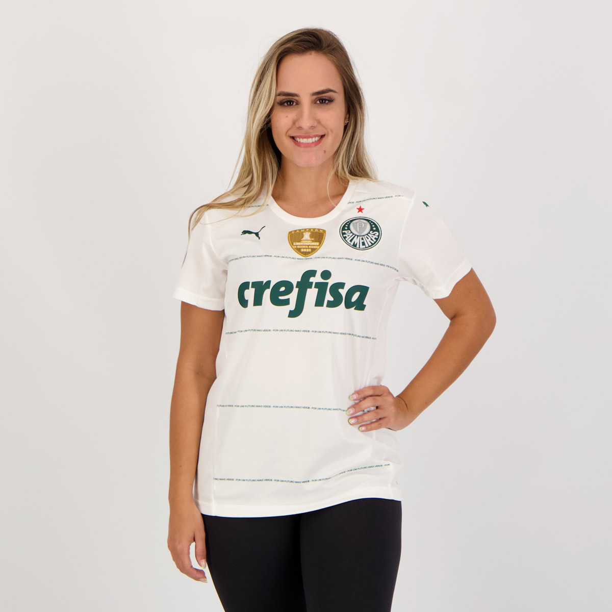 Camisa Puma Palmeiras II 2022 Feminina Campeão Libertadores