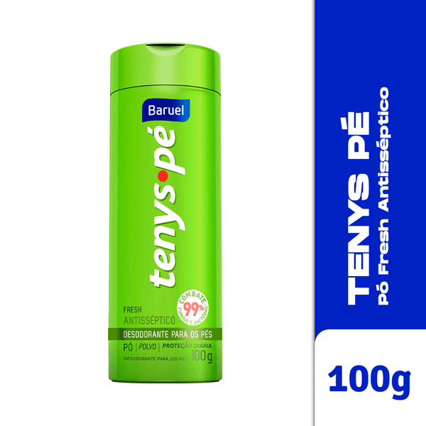 Desodorante para os Pés Tenys Pé Fresh Antisséptico Pó 100g