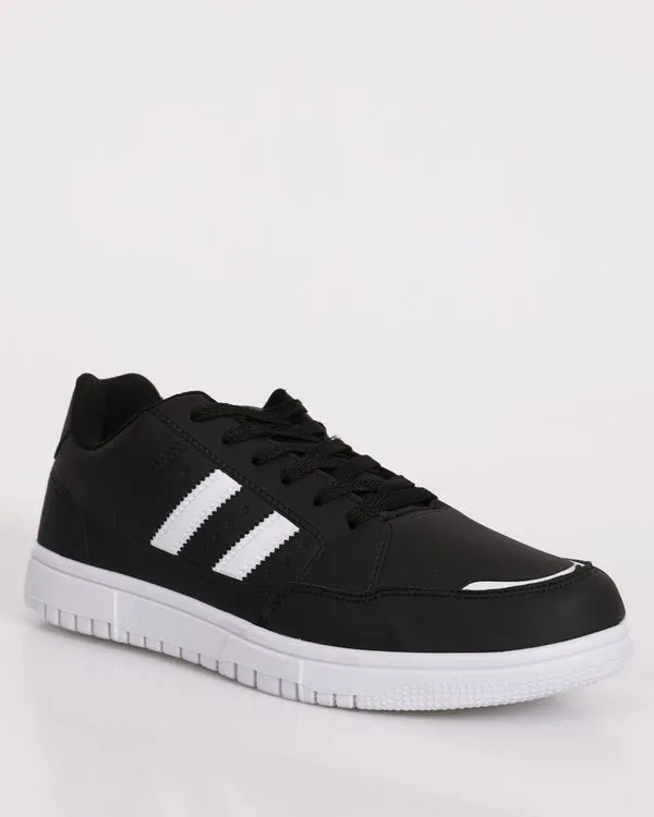 Tênis Masculino Casual Veloce Com Recorte Preto 43
