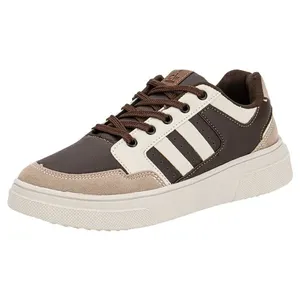 Tênis Masculino Casual Confort Way 502404 CAFÉ/BEGE 41
