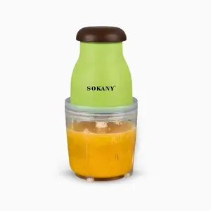 Triturador Elétrico de Alimentos 200W 110V Tigela 600ML 4 Lâminas Inox para Carnes Frutas e Legumes Utimix Miniprocessador Elétrico Utimix Multi 200W 110V com 4 Lâminas em Aço Inox