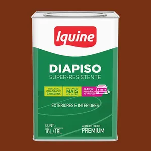 Tinta Premium Acrílica Fosco Piso 18L Diapiso Iquine Tinta Premium Acrílica Fosco Piso Cerâmico 18L Diapiso