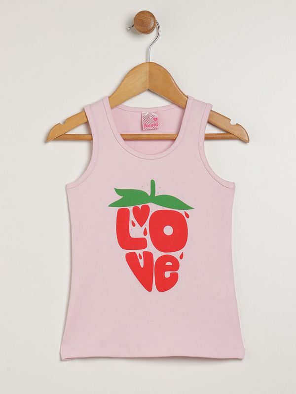 Blusa Regata Infantil Para Menina - ROSA CLARO 8