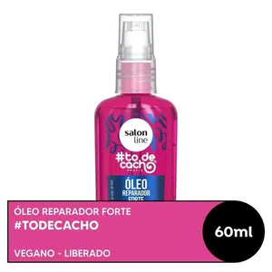 Óleo Reparador Forte Salon Line #Todecacho Super Silicone 60ml Oleo Capilar Salon Line #Todecacho Forte 60Ml
