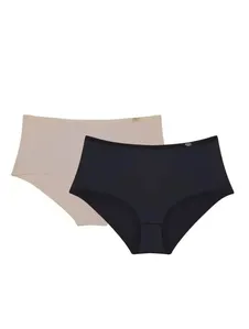 Kit de Calcinhas Maxi Classic 02 - 2 und PRETO/MINK XG