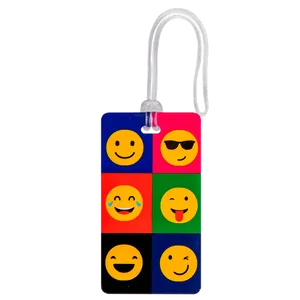 Identificador de Bagagem Colorido - Emoticons