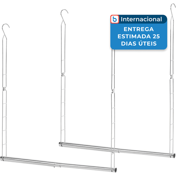 Varão para Armário Storage Maniac 2 Peças Cromado A-MBI