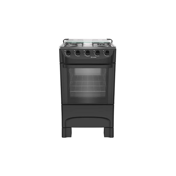Fogão Mueller 4 Bocas Preto Fosco MFI4BA - Bivolt