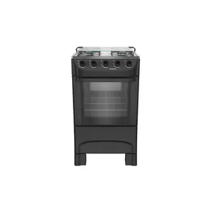 Fogão Mueller 4 Bocas Preto Fosco MFI4BA - Bivolt