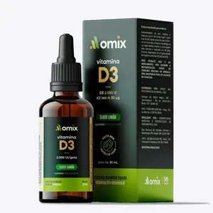 Vitamina D3 Omix 2000UI Sabor Limão Gotas 30ml