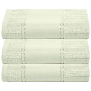 Kit c/ 3 Toalha Banho Dohler Artesanalle Pintura 70x140cm Verde