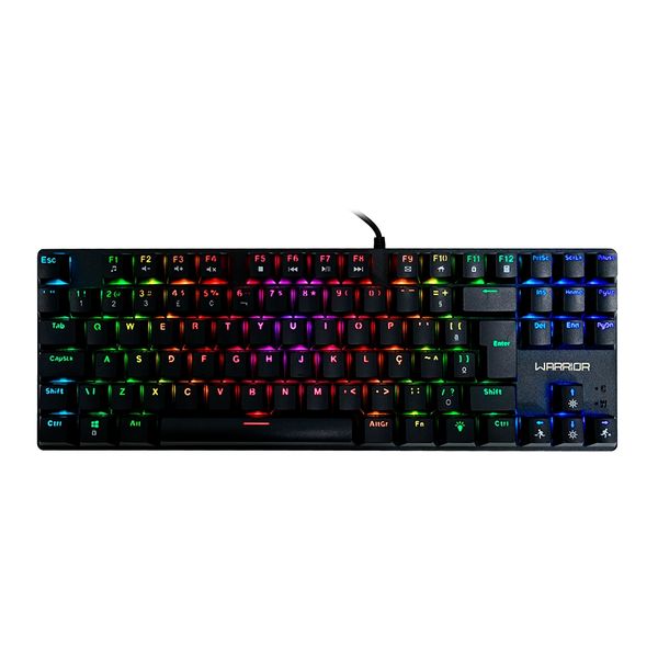 Teclado Gamer Mecânico Royal Cross Preto Warrior - TC312OUT [Reembalado] TC312OUT