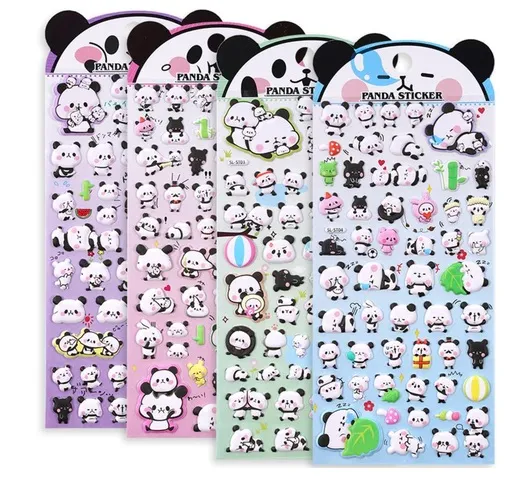 Adesivo Panda Sticker Diversos Modelos