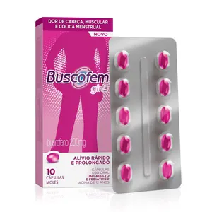 Buscofem Girls 200mg 10 Cápsulas Moles